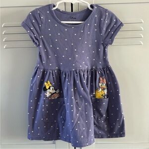 Disney Purple Polka Dot Dress with Minnie and Daisy
